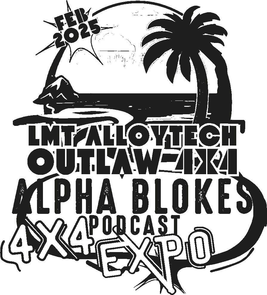 LMT Alloytech Outlaw 4x4 Expo & Alpha Blokes Podcast logo